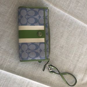3/$20 if bundled Coach wristlet wallet